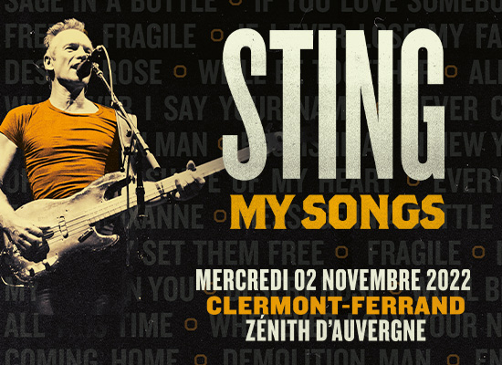 Sting en concert au Zénith d'Auvergne