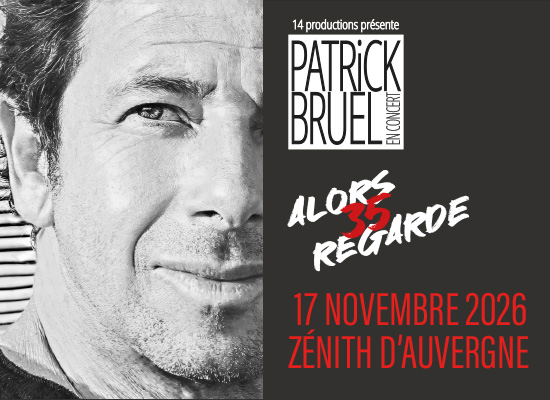 Patrick Bruel en concert à Clermont